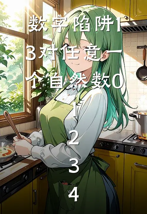 数字陷阱13对任意一个自然数(0.1.2.3.4)