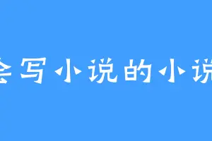 不会写小说的小说家i