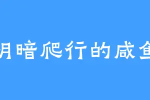 阴暗爬行的咸鱼