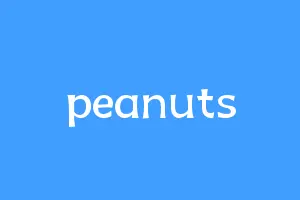 peanuts