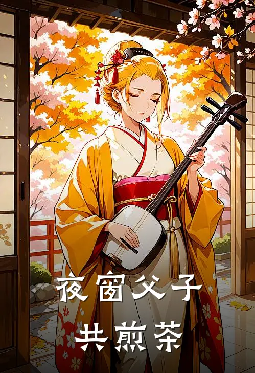 夜窗父子共煎茶