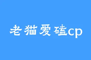 老猫爱磕cp