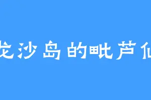 龙沙岛的毗芦仙