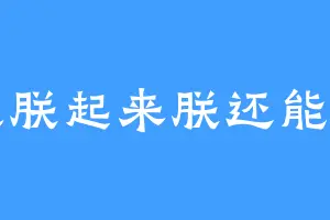 扶朕起来朕还能写