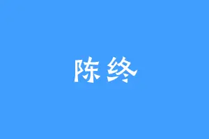 陈终