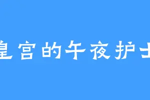 皇宫的午夜护士