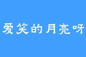 爱笑的月亮呀