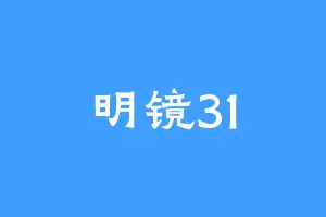 明镜31