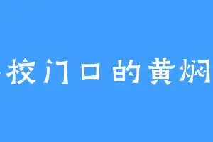 学校门口的黄焖鸡