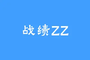 战绩ZZ