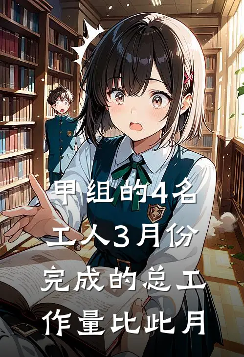 甲组的4名工人3月份完成的总工作量比此月