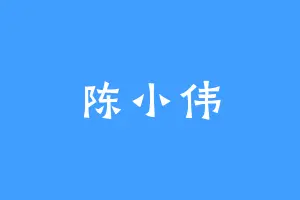 陈小伟