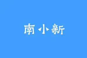 南小新